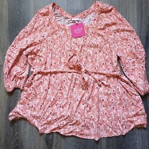 Ingred & Isabel Floral maternity Top